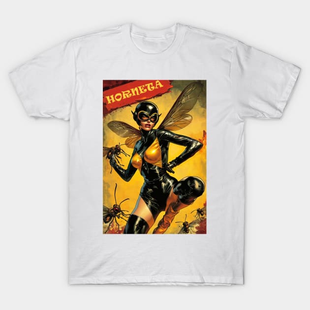 Horneta: The Sting of Justice T-Shirt by TooplesArt